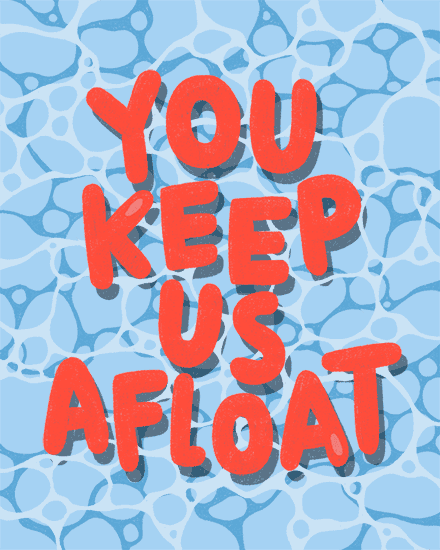 admin professionals' day afloat pool water