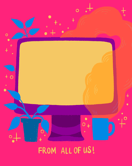 administrative professionals' day administrative professional day card animated computer
