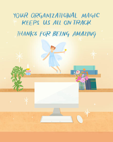 admin professionals' day fairy organizational magic computer office 