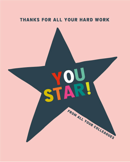 administrative professionals' day administrative professional day card you star