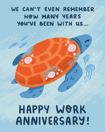 work anniversary cant remember how many year turtle sea