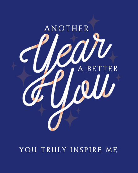work anniversary simple lettering inspire stars 