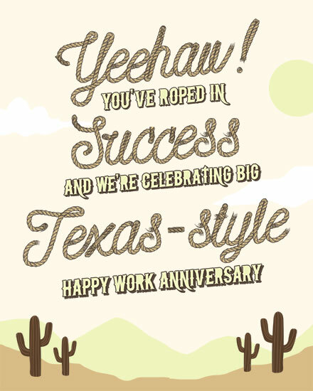 work anniversary yeehaw texas cacti sun cactus
