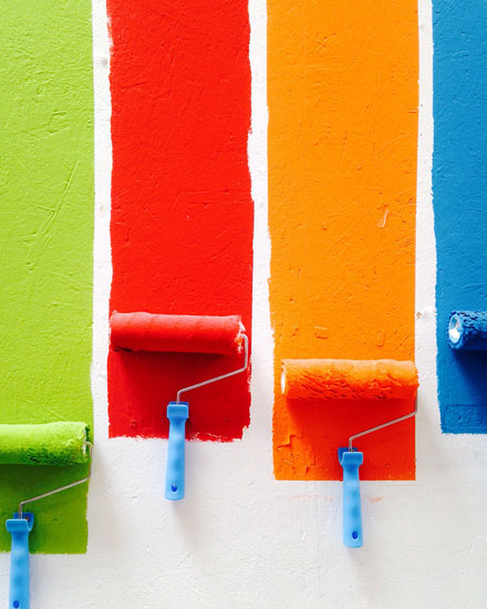 any card color paint picture blank
