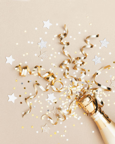 confetti champagne any card star  picture blank