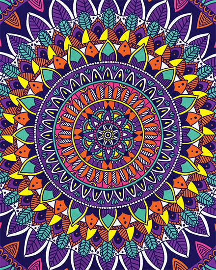any occasion card mandala blank