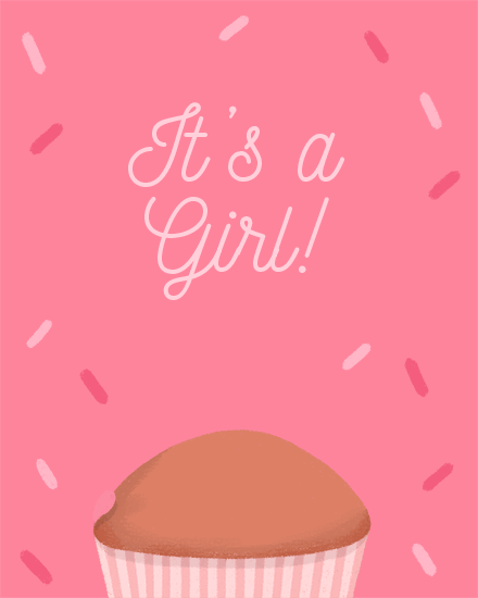 baby cupcake frosting sprinkles pink cake dessert sweets bakery baking bake gender reveal arrival