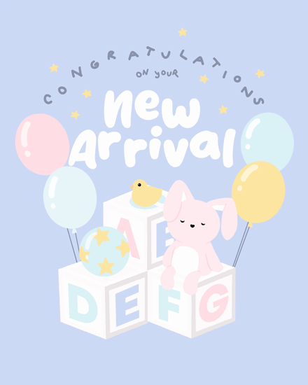 baby card new arrival