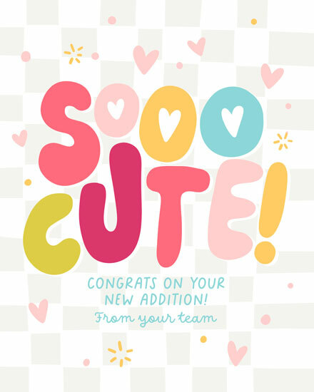baby so cute pattern soo addition congrats