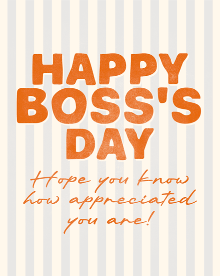 boss's day coastal stripes appreciation lines