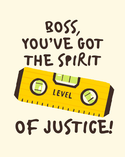 boss's day construction law firm level punny