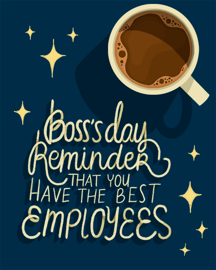 boss's day card day reminder