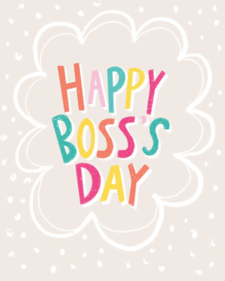boss's day bosss day card happy day