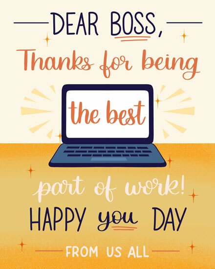 boss's day laptop best part of work boss day