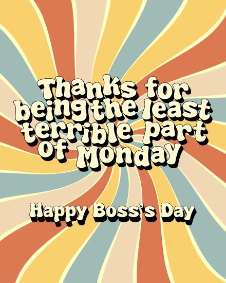 Zyulin Thank You Card Gifts For Boss Leader Manager, Cute Boss's...