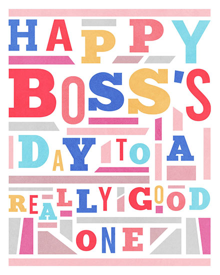 boss's day boss day card happy boss day mosaic