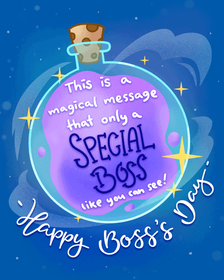 boss's day bosss day card special message