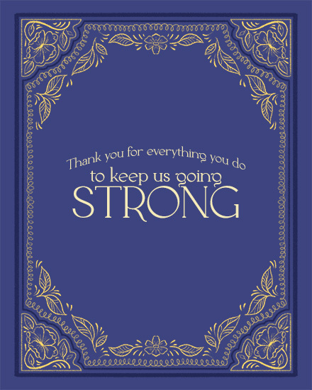 boss's day strong simple frame
