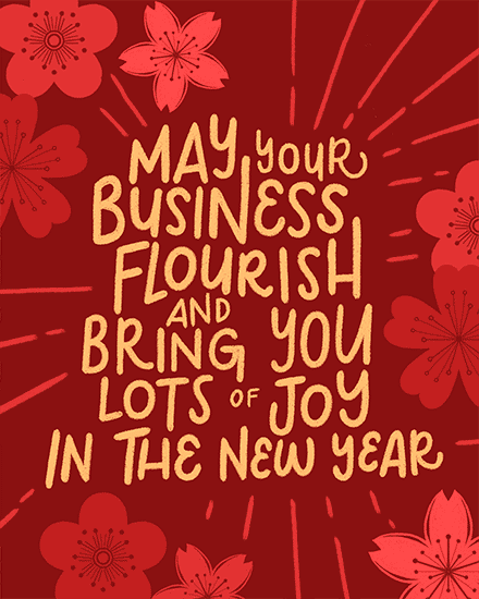 chinese new year card business flourishes