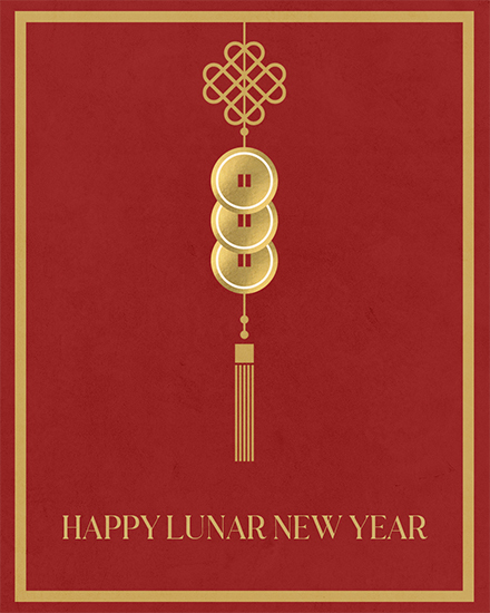 chinese new year lunar new year coin
