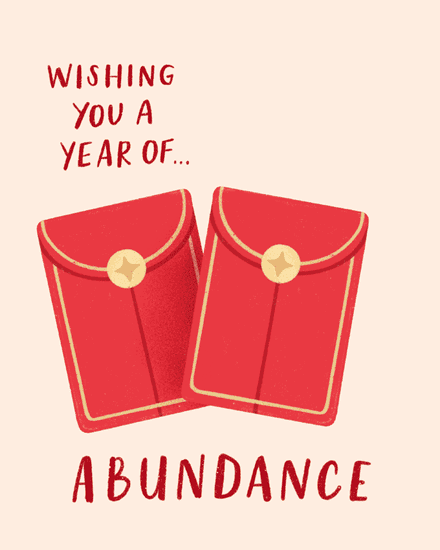 lunar new year lunar new year envelope abundance