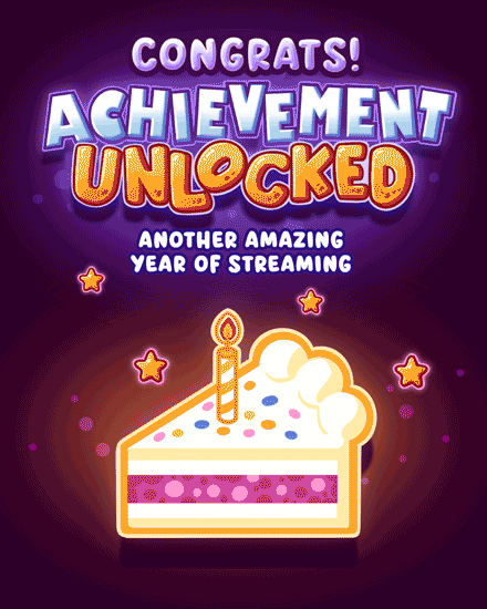 congratulations achievement unlocked game cake internet gaming