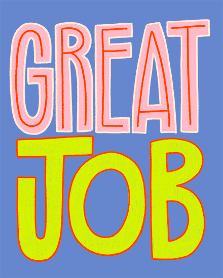 congratulations great job