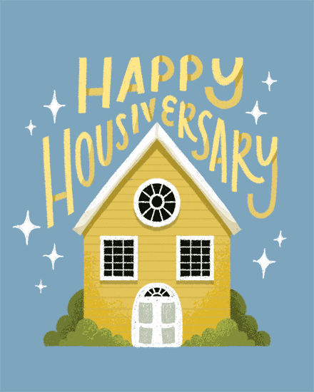 congratulations card housiversary