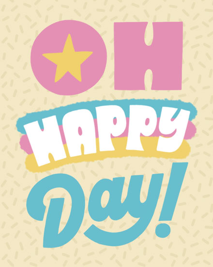 congratulations card oh happy day