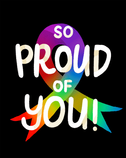 congratulations card proud