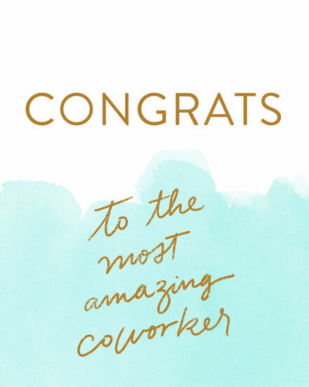 congratulations to the most amazing coworker colleague brush