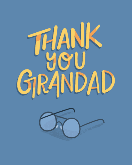 father's day grandad glasses thanks