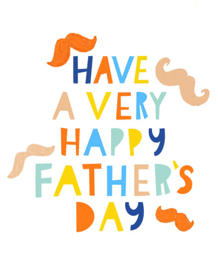 father's day fathers day card mustache