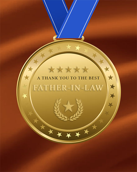 father's day card thank you father in law