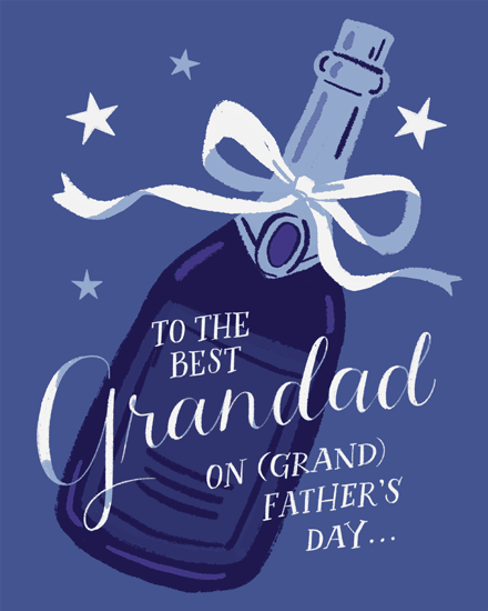 father's day wine champagne grandfather grandpa grandad