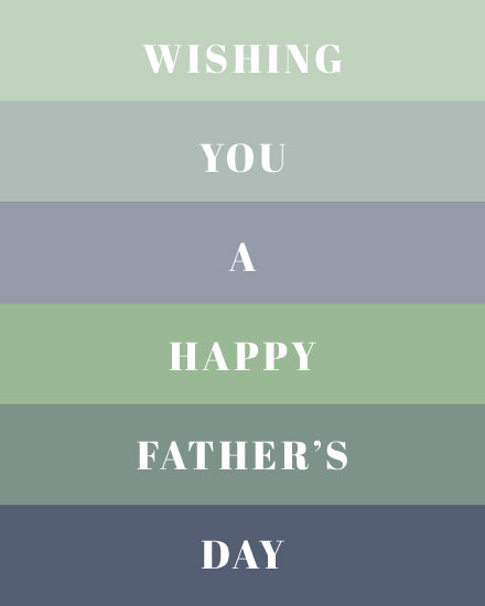 father's day fathers day card wishing you