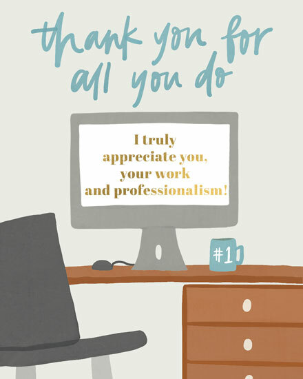 employee appreciation computer desk thank you gg