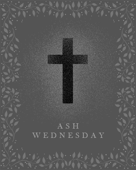 easter ash wednesday cross plants