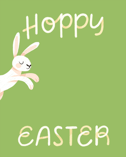 easter easter hoppy bunny jump rabbit cute