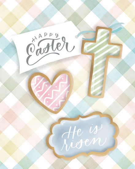 easter card happy easter he is risen