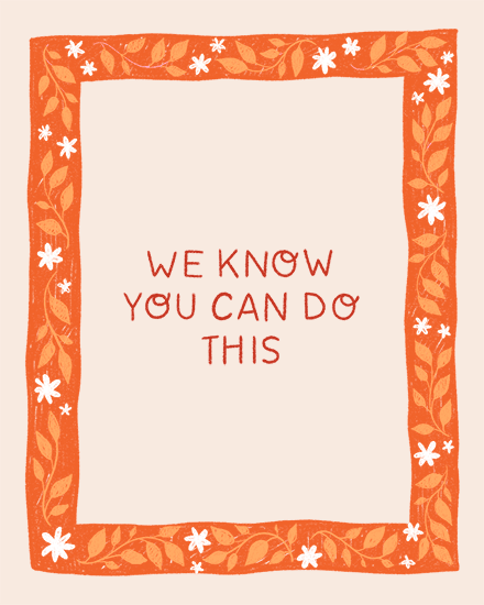 encouragement leafs frame flowers