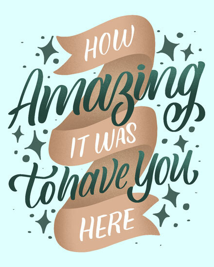 farewell amazing have you here stars