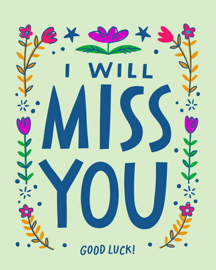 farewell floral i will miss you gg good luck