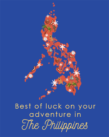 farewell philippines  asia card island coconut star sparkle country filipino manila traveling travelling