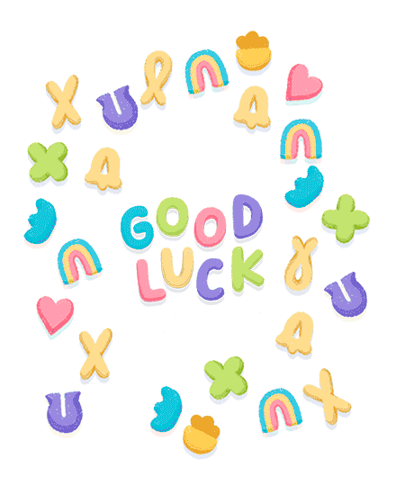 good luck lucky charms cereal rainbow heart bell