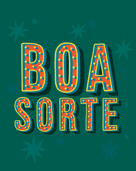 good luck portuguese boa sorte stars