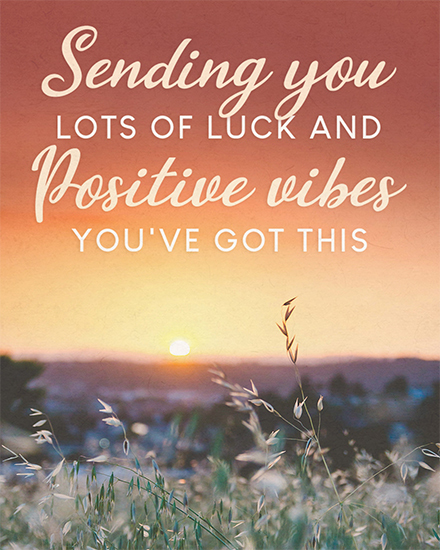 good luck positive vibes nature sun plants