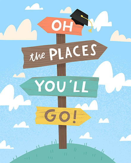 graduation card oh the places you'll go