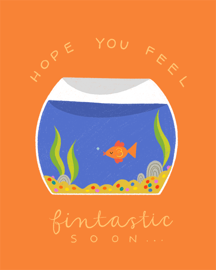 get well soon fish tank pun