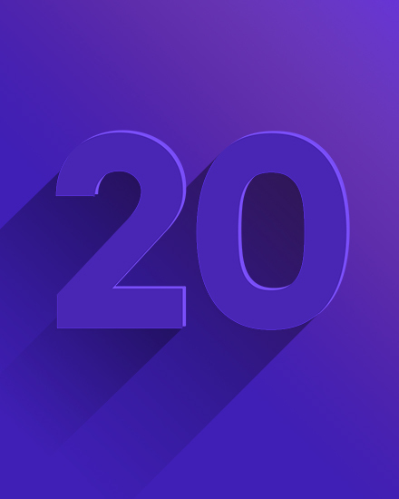 birthday 20th shadow 20
